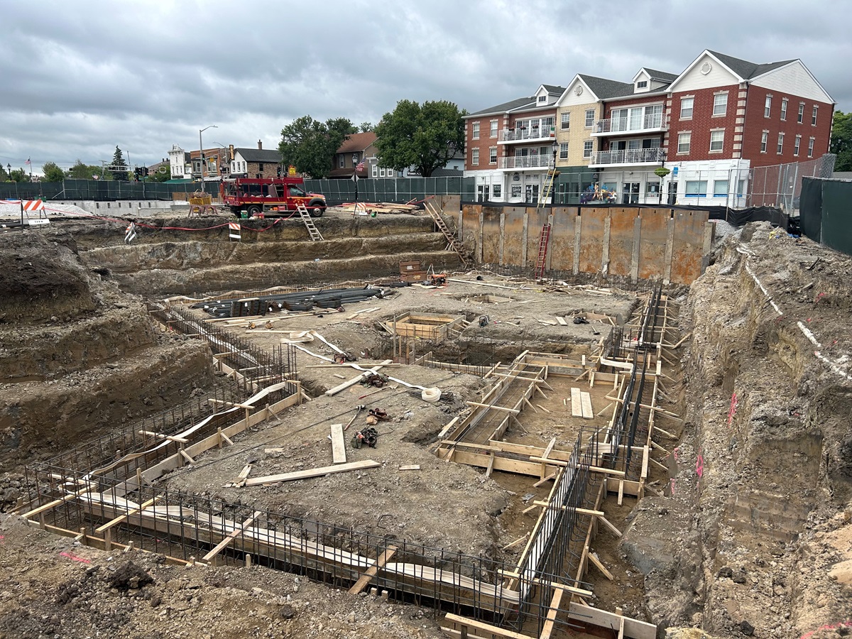 Harmony Square construction on July 3, 2024